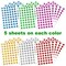 1620 Pack, 6 Colors, Holographic Small Star Stickers for Kids Reward